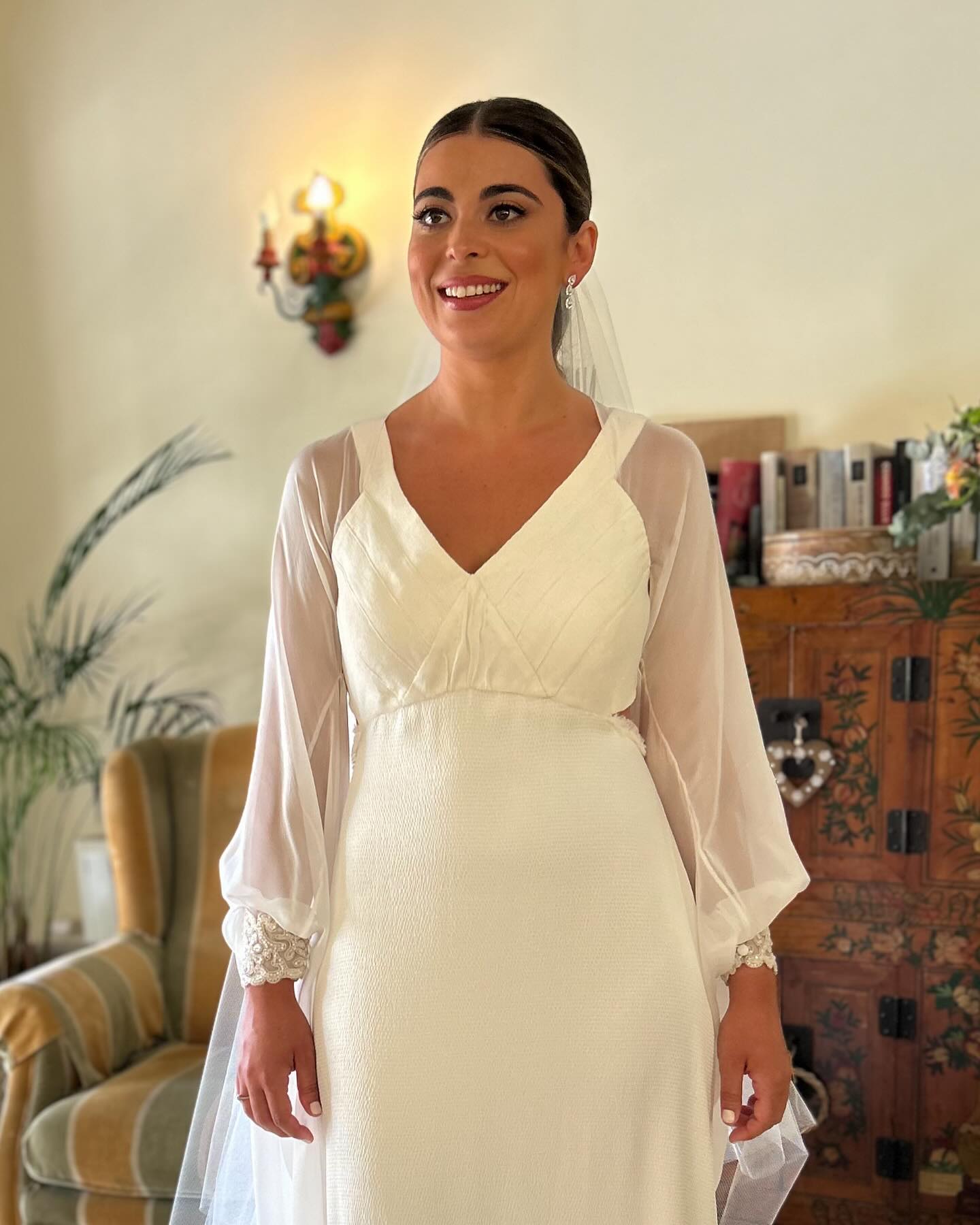 Look de novia impecable