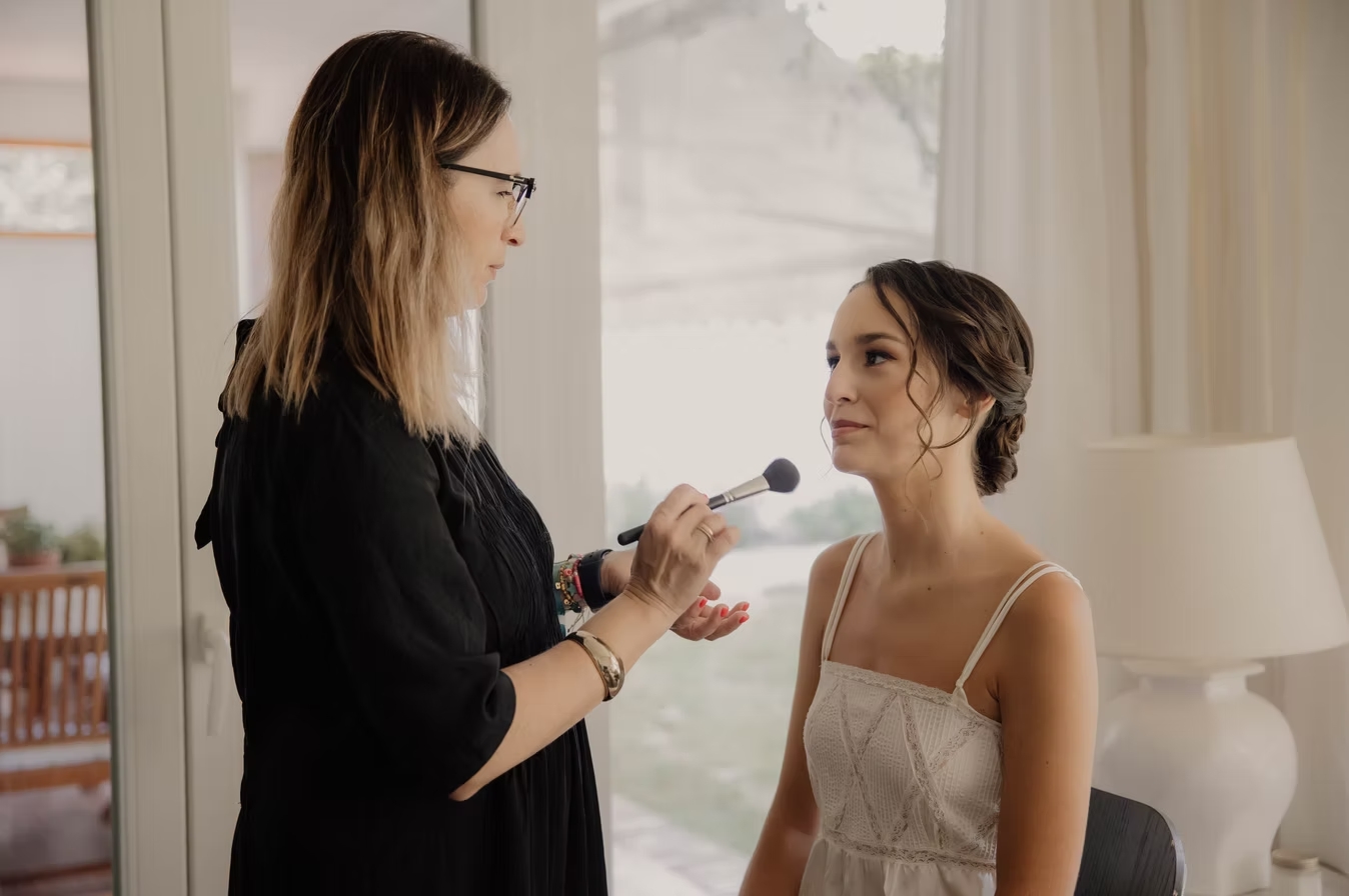 Maquillaje romántico boda